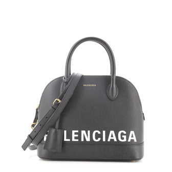 Balenciaga Logo Ville Bag Leather Small