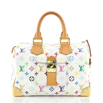 Louis Vuitton Speedy Handbag Monogram Multicolor 30