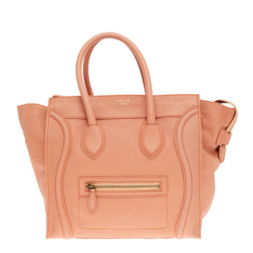 Celine Luggage Grainy Leather Mini