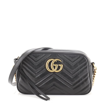 Gucci GG Marmont Shoulder Bag Matelasse Leather Small