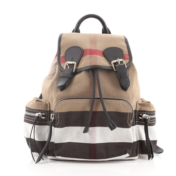 Burberry Rucksack Backpack House Check Canvas Medium