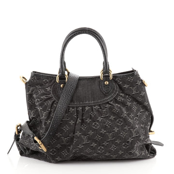 Louis Vuitton Neo Cabby Handbag Denim GM