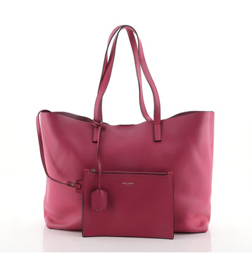 Saint Laurent Shopper Tote Leather Large