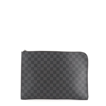 Louis Vuitton Zip Around Pochette Jour Damier Graphite GM