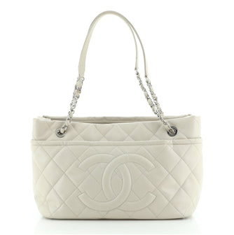 Chanel Timeless CC Soft Tote Quilted Caviar Medium