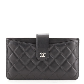 Chanel Classic Strap Pouch Quilted Lambskin	