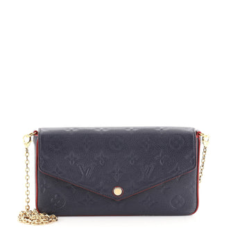 Louis Vuitton Felicie Pochette Monogram Empreinte Leather