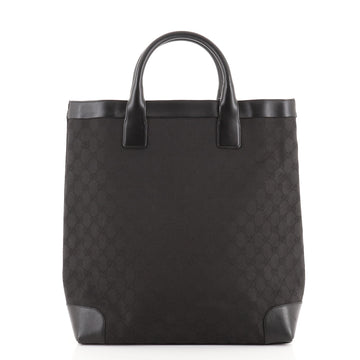 Gucci Open Tote GG Canvas with Leather Tall