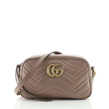 Gucci GG Marmont Shoulder Bag Matelasse Leather Small