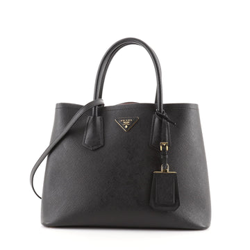 Prada Cuir Double Tote Saffiano Leather Medium