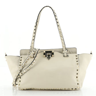 Valentino Rockstud Tote Soft Leather Small