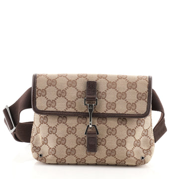 Gucci Vintage Jackie Waist Bag GG Canvas