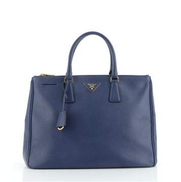Prada Double Zip Lux Tote Saffiano Leather Large
