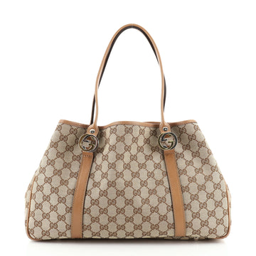 Gucci Twins Tote GG Canvas Medium