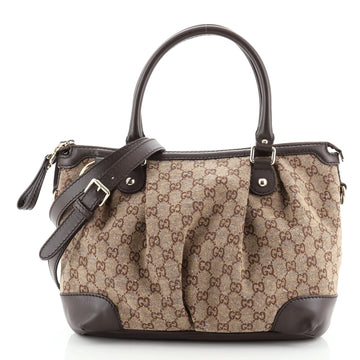 Gucci Sukey Top Handle Satchel GG Tweed Medium