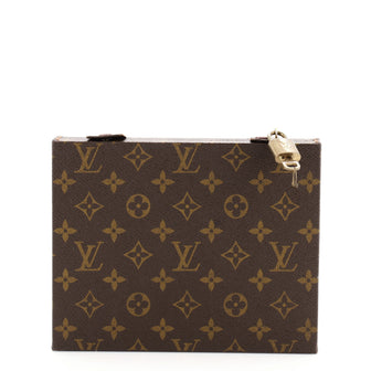 Louis Vuitton Vintage Jewelry Box Monogram Canvas