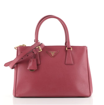 Prada Double Zip Lux Tote Saffiano Leather Small