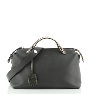 Fendi By The Way Satchel Leather with Python Small