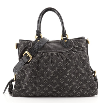 Louis Vuitton Neo Cabby Handbag Denim MM