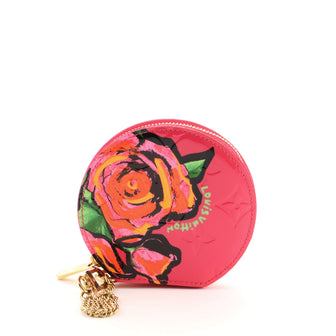 Louis Vuitton Chapeau Coin Purse Limited Edition Monogram Vernis Roses