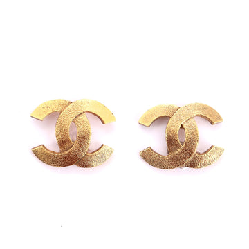 Chanel Vintage CC Clip-On Earrings Metal