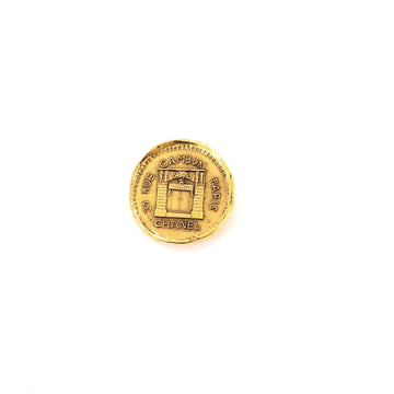 Chanel 31 Rue Cambon Maison Medallion Brooch Metal