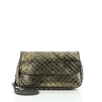 Bottega Veneta Expandable Chain Crossbody Bag Intrecciomirage Leather Small