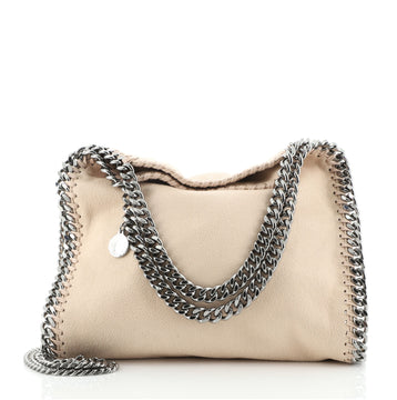 Stella McCartney Falabella Fold Over Crossbody Bag Shaggy Deer Mini