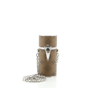 Louis Vuitton Lipstick Case on Chain Reverse Monogram Canvas