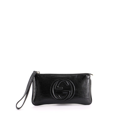 Gucci Soho Wristlet Pouch Patent
