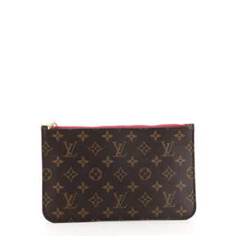 Louis Vuitton Neverfull Pochette Monogram Canvas Large
