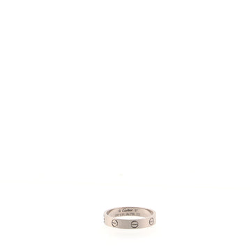 Cartier Love Wedding Band Ring 18K White Gold