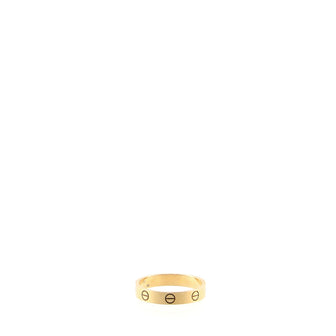 Cartier Love Wedding Band Ring 18K Yellow Gold