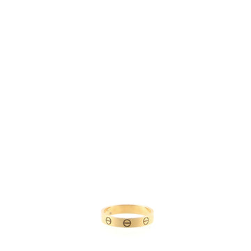 Cartier Love Wedding Band Ring 18K Yellow Gold