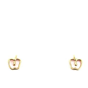 Tiffany & Co. Elsa Peretti Apple Stud Earrings 18K Yellow Gold