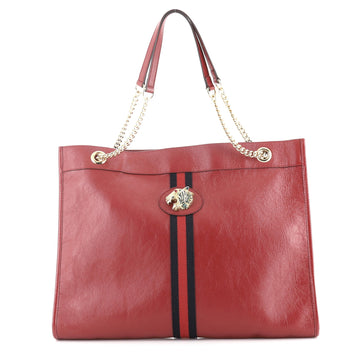 Gucci Rajah Chain Tote Leather Large