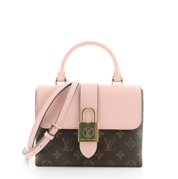 Louis Vuitton Locky Handbag Monogram Canvas with Leather BB