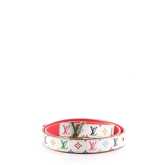 Louis Vuitton LV Initiales Belt Monogram Multicolor Thin