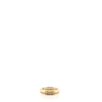 Bvlgari B.zero1 One Band Ring 18K Yellow Gold and Diamonds