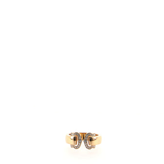 Cartier C de Cartier Ring 18K Rose Gold and Diamonds