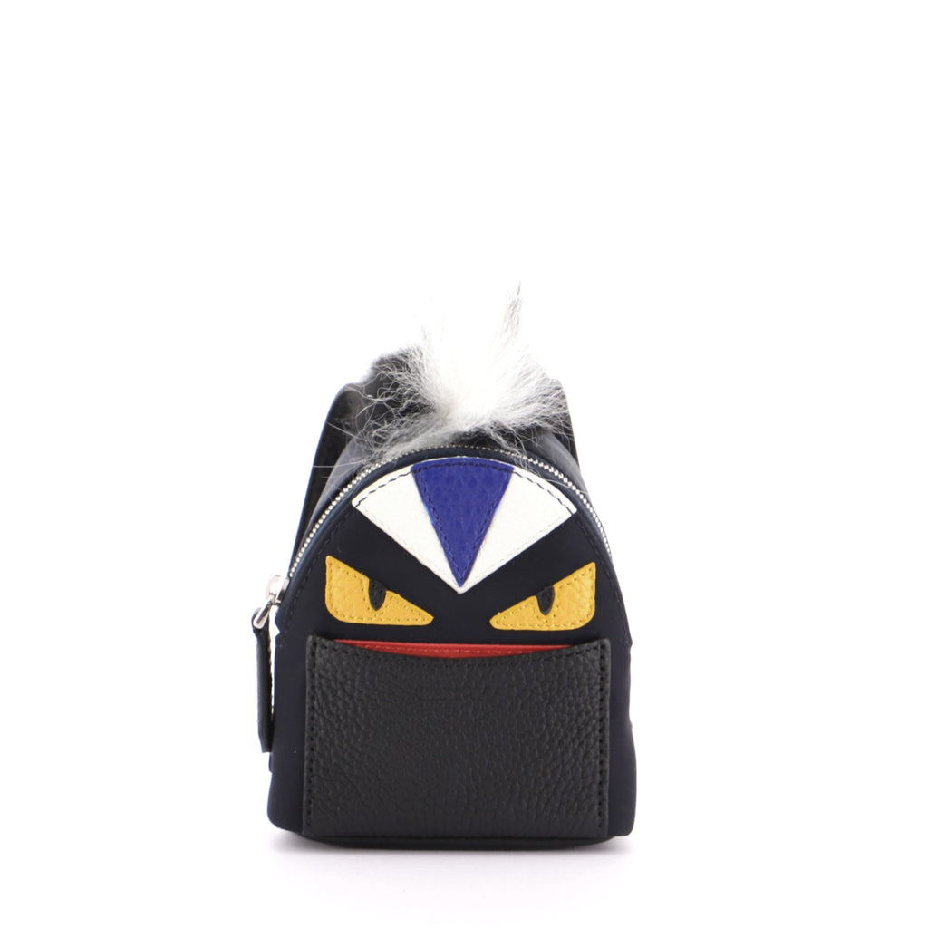 Fendi Micro Monster Backpack Bag Charm - Blue Bag Accessories