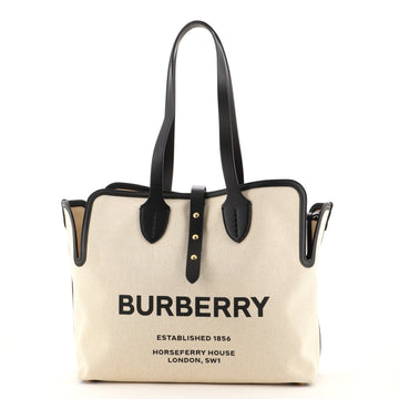 Burberry Soft Belt Bag Canvas with Leather Medium