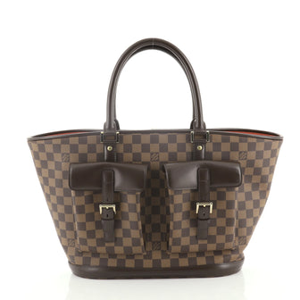 Louis Vuitton Manosque Handbag Damier GM