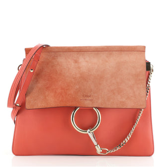 Chloe Faye Shoulder Bag Leather Medium