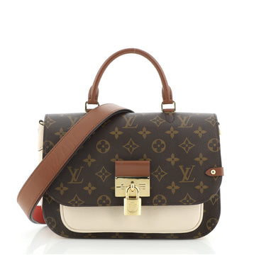 Louis Vuitton Vaugirard Handbag Monogram Canvas with Leather