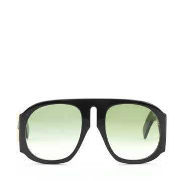 Gucci Aviator Oversized Sunglasses Acetate