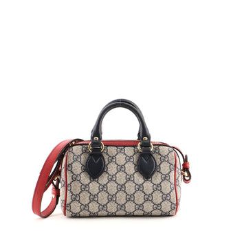 Gucci Convertible Boston Bag GG Coated Canvas Mini