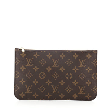 Louis Vuitton Neverfull Pochette Monogram Canvas Large
