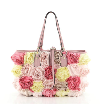 Valentino Rosier Tote Silk Small