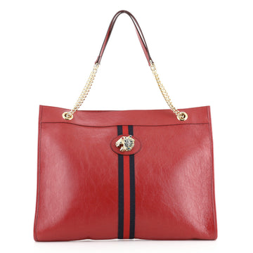 Gucci Rajah Chain Tote Leather Large